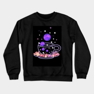 Space storm in a tea cup! Astronomy Crewneck Sweatshirt